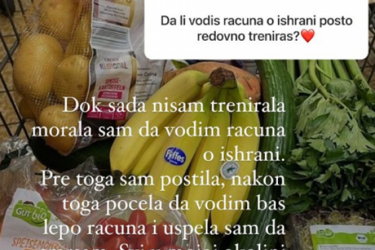 Teodora progovorila o promeni ishrane