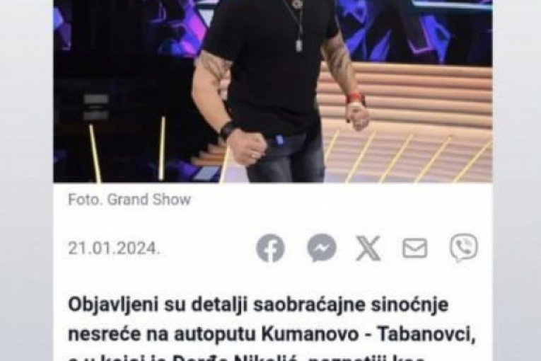 Rasta prozvao Đorđa Davida na Instagramu