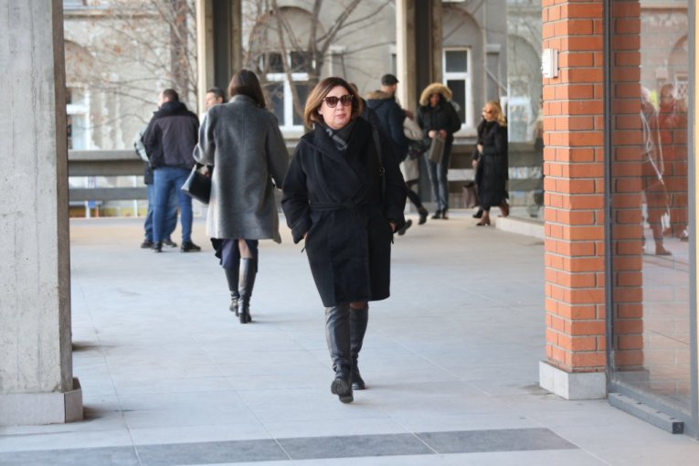 Miljana Kecmanović na suđenju