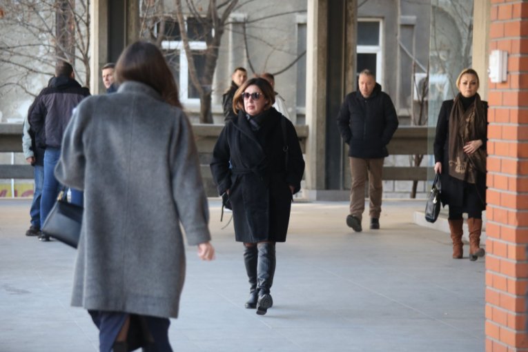 Miljana Kecmanović na suđenju