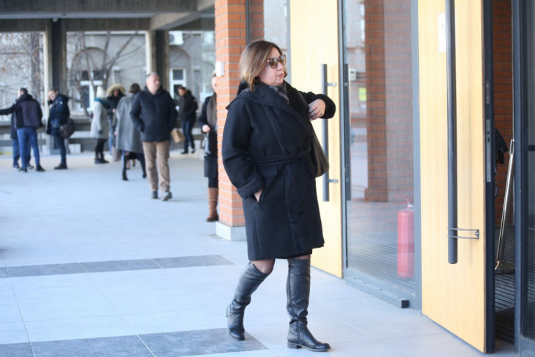 Miljana Kecmanović na suđenju