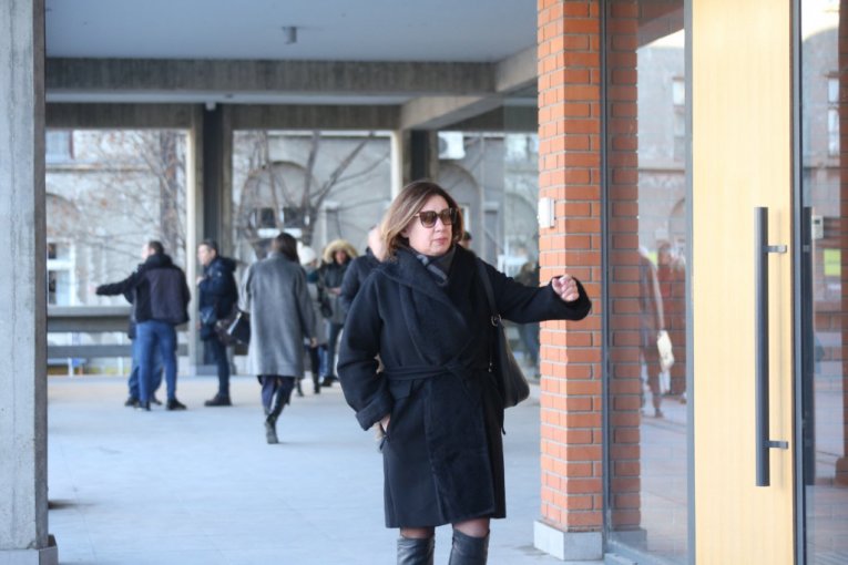 Miljana Kecmanović na suđenju