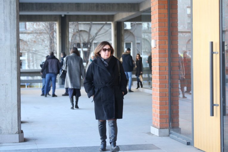 Miljana Kecmanović na suđenju