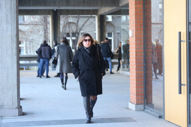 Miljana Kecmanović na suđenju