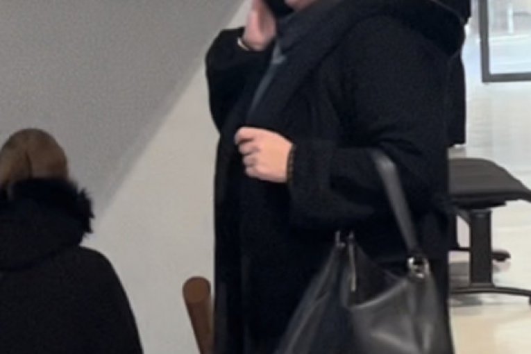 Miljana Kecmanović na suđenju