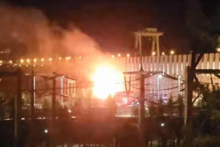 Požar u hidroelektrani Đerdap