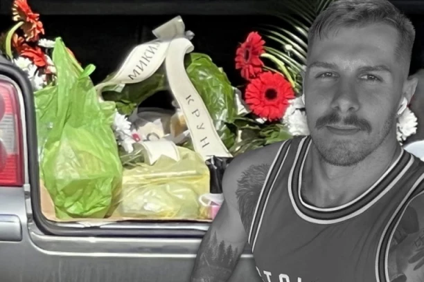 JANJUŠEVA ĆERKA GRCA U SUZAMA: Pokojnom Mihailu poslala VENAC, a poruka tera suze na oči! (FOTO)