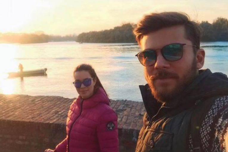 Dragana Kosjerina sa suprugom