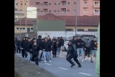 UŽASNE SCENE! Stravična TUČA NAVIJAČA napravila HAOS u gradu! (VIDEO)