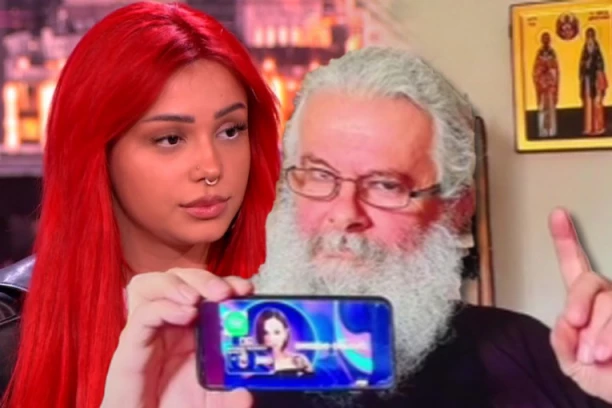 "BLAGOSLOVENA JE BRESKVICA" Urnebesna reakcija MONAHA na pesmu "Gnezdo orlovo", svi bruje o HIT snimku! (VIDEO)