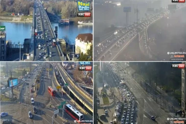 OVA DVA DELA GRADA IZBEGAVAJTE OVOG JUTRA! Saobraćajni kolaps, naoružajte se strpljenjem!(FOTO)