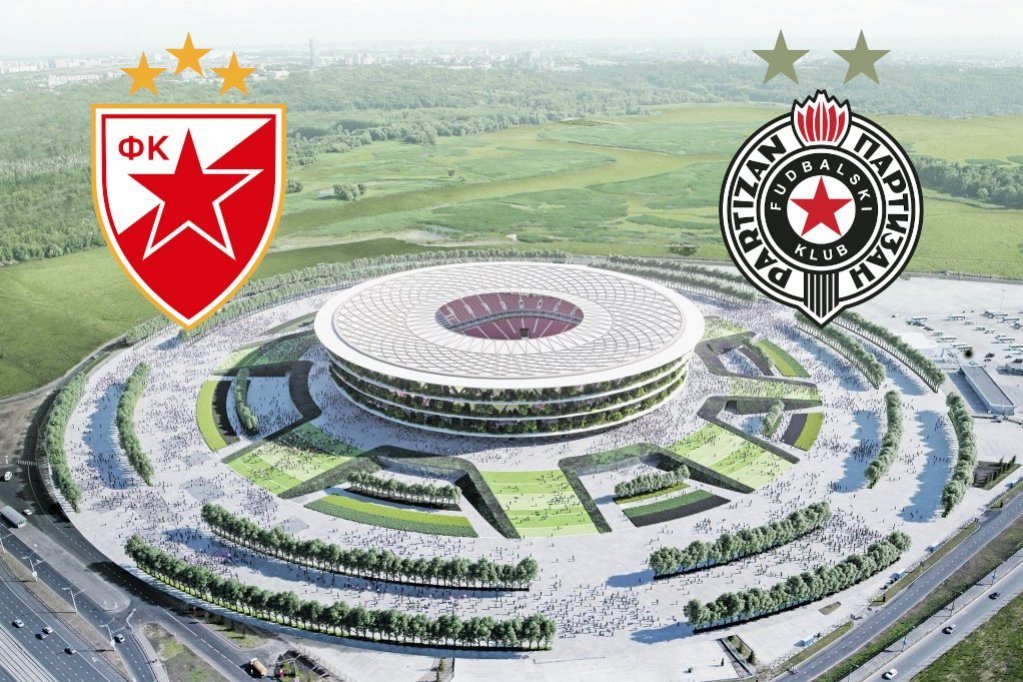 NACIONALNI STADION POKREĆE LAVINU: Evo kako bi trebalo da izgledaju novi domovi fudbalera Crvene zvezde i Partizana (FOTO)
