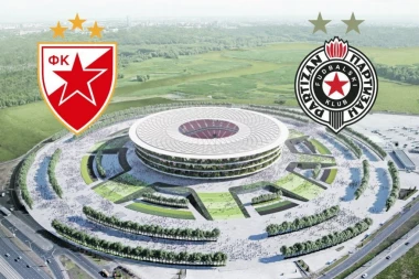NACIONALNI STADION POKREĆE LAVINU: Evo kako bi trebalo da izgledaju novi domovi fudbalera Crvene zvezde i Partizana (FOTO)