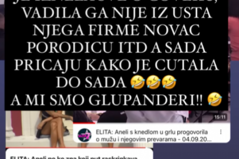 Jelena Batos o Aneli Ahmić