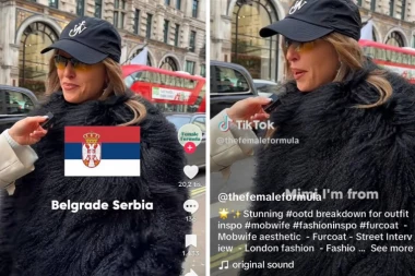 SRPKINJU SRELI U LONDONU I PITALI ŠTA JE TO OBUKLA: Ona odgovorom ZAPUŠILA USTA, država PONOSNA "To je naša DEVOJKA" (VIDEO)