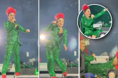 PEVAČICA PALA KAO SVEĆA: Alka Vuica se PROSULA po bini, pa OPSOVALA poznati brend cipela! (VIDEO)