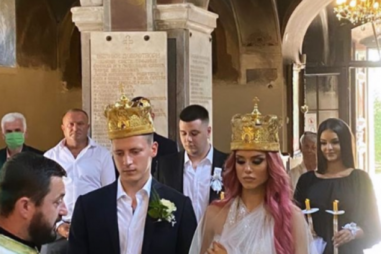 Milica Panić i Uroš Panić venčanje