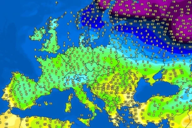 U OVOM DELU EVROPE TEMPERATURA DO MINUS 35! Širi se talas ledenog vremena, ovu prestonicu će okovati hladnoća!