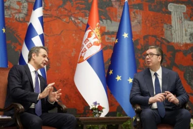 VUČIĆ SE SASTAO SA MICOTAKISOM! U toku razgovori delegacija Srbije i Grčke! (FOTO)