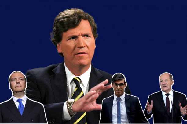 LEK CILJANO DELUJE: Medvedev BRUTALNO ISPROZIVAO Sunaka i Šolca posle intervjua Takera Karlsona sa Vladimirom Putinom!