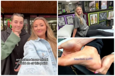 URADILA JE TETOVAŽU NA STOPALU: Već sutradan se gorko pokajala kad je shvatila šta znači istetovirani natpis! (FOTO+VIDEO)