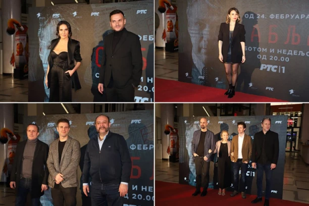 POZNATI NA PREMIJERI SERIJE "SABLJA": Crvenim tepihom prošetali slavni glumci! (FOTO)