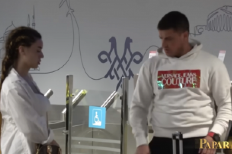 David Dragojević sa novom devojkom