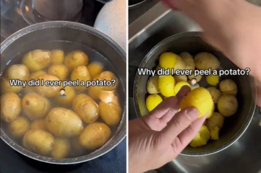 24 MILIONA LJUDI NIJE ZNALO KAKO SE LJUŠTI KROMPIR: Zaboravite na nož, NIŠTA vam ne treba, a biće najlepši do sada! (VIDEO)