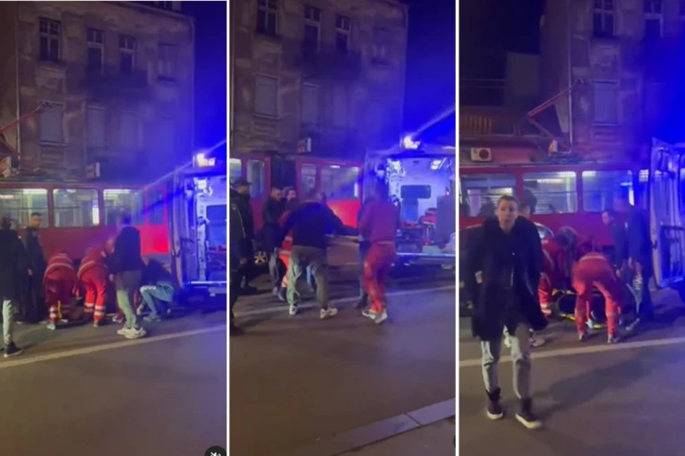 STRAVIČNA NESREĆA U RUZVELTOVOJ: Automobil se zakucao u motor, jedna osoba povređena (FOTO+VIDEO)