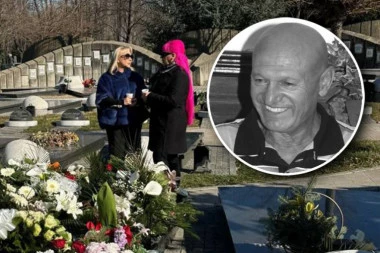 ZORICA UTUČENA DOŠLA NA POMEN POKOJNOM ŠABANU! Evo šta je Brunclikova još uradila na groblju! (FOTO)