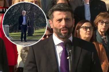 NESTOROVIĆ IZ PRIKRAJKA PRATIO OBRAĆANJE ŠAPIĆA! Neobična scena pred konstitutivnu sednicu! (VIDEO)