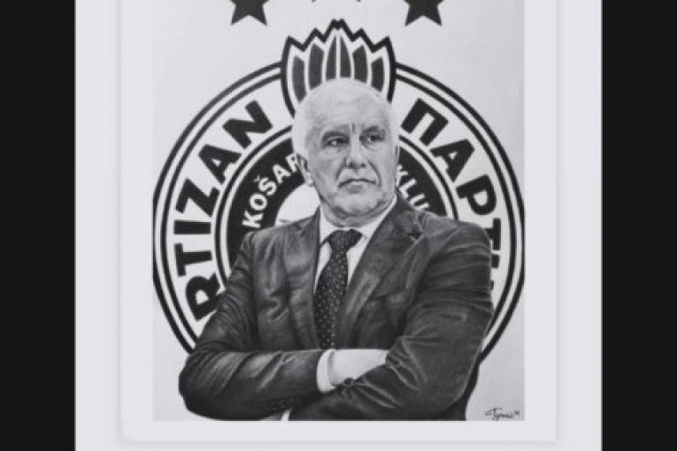 Slika podrške Željku Obradoviću