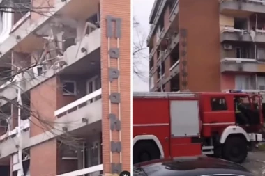 RAZORNE POSLEDICE EKSPLOZIJE U PARAĆINU:  Zgrada neupotrebljiva, stanovnici evakuisani! (VIDEO)