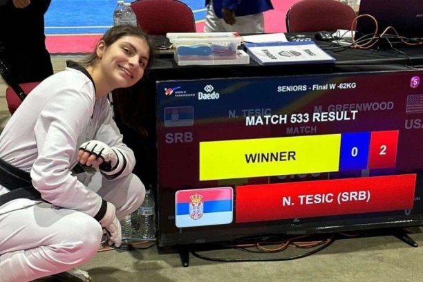 NAĐA TEŠIĆ NASTAVLJA DOMINACIJU! Srpkinja od zlata i na najjačem turniru u Evropi!