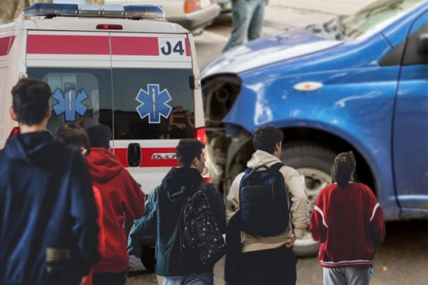 TINEJDŽER TEŠKO POVREĐEN U BULEVARU KRALJA ALEKSANDRA! Sa njim u automobilu bilo još dece!