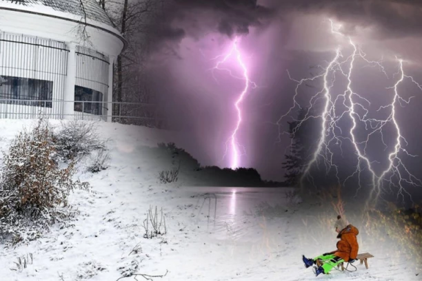 U SRBIJU STIŽE JAKO NEVREME - RHMZ NAJAVIO PLJUSKOVE SA GRMLJAVINOM: Zbog TRI NEPOGODE na snazi METEO ALARM! BIĆE I SNEGA!