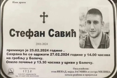 SAHRANA MMA BORCA KOJI JE NASMRT IZBODEN U BEOGRADU, BIĆE ODRŽANA DANAS! Dok policija traga za ubicama, porodica se oprašta od Stefana Savića!