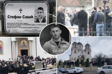 TUGA I MUK NA SAHRANI STEFANA SAVIĆA: "Ne možemo da dođemo sebi od šoka" (FOTO+VIDEO)