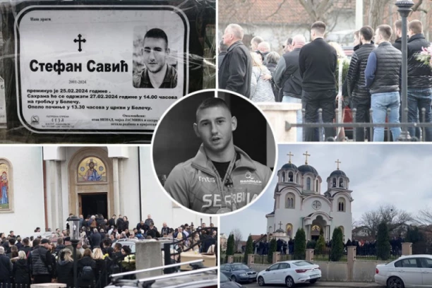 TUGA I MUK NA SAHRANI STEFANA SAVIĆA: "Ne možemo da dođemo sebi od šoka" (FOTO+VIDEO)
