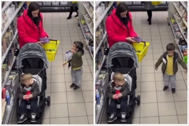 MAMA JE ODBILA DA SINU KUPI SLATKIŠ, ON JE NAPRAVIO SCENU: Njena reakcija je savršena lekcija za sve roditelje! (VIDEO)