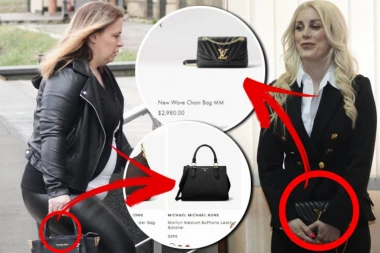 ŽENE BELIVUKA I MILJKOVIĆA PROVOCIRALE U SUDU! Paradirale markiranim torbama, a sudi im se za pranje para! (FOTO)