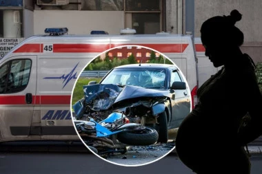 TRUDNICA NA PUTU DO  BOLNICE DOŽIVELA SAOBRAĆAJNU NESREĆU: Težak udes u Leskovcu, automobili razoreni!