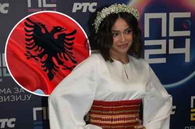 ALBANAC RAZVUKAO SRPSKU ZASTAVU! Podržao Breskvicu uoči velikog finala, pa poslao poruku! (FOTO)