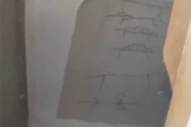 PRONAŠLA TAJNU RUPU ISPOD NAMEŠTAJA I NALETALA NA JEZIVI CRTEŽ: Video zaprepastio 8 miliona ljudi, mnogi savetuju ODMAH SE SELI