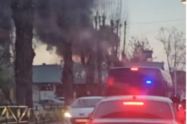 EKSKLUZIVNO: Snimak dramatičnog požara u kafani kod TC Stadion! (VIDEO)
