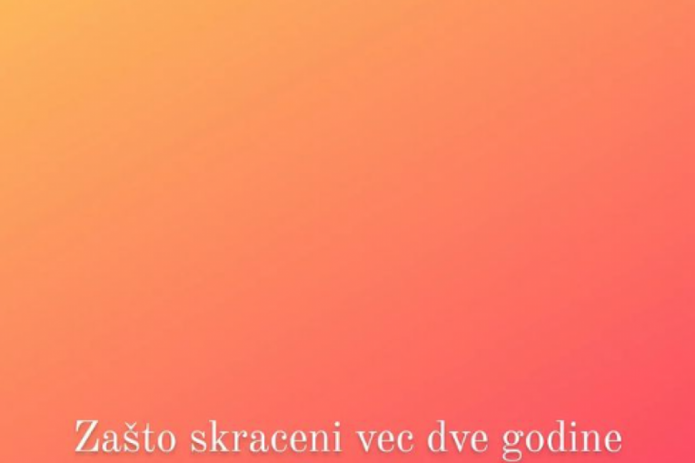 Marija Kulić napisala sve o Nenadu Macanoviću Bebici