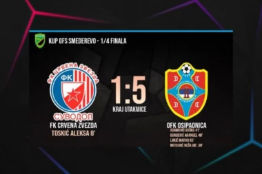 CRVENA ZVEZDA SE OPROSTILA OD KUPA: Crveno-beli poveli pa stali - gosti nakon preokreta stigli do ubedljivog trijumfa i plasmana u polufinale! (FOTO GALERIJA)