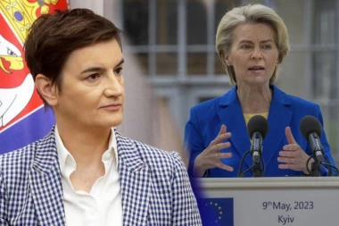 SRDAČAN POZDRAV: Premijerka Brnabić se u Bukureštu susrela sa Ursulom fon der Lajen