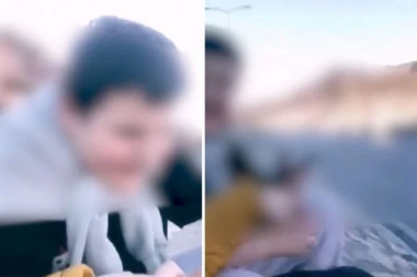 JEZIVO NASILJE! Muškarac išutirao decu na keju u Novom Pazaru, osvanuo i snimak! (VIDEO)
