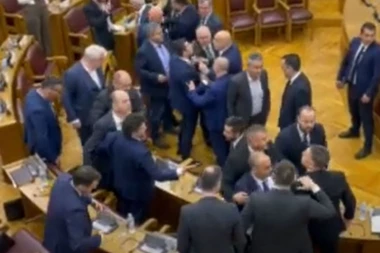 HAOS U CRNOGORSKOJ SKUPŠTINI! Milov poslanik nasrnuo na Srbe!